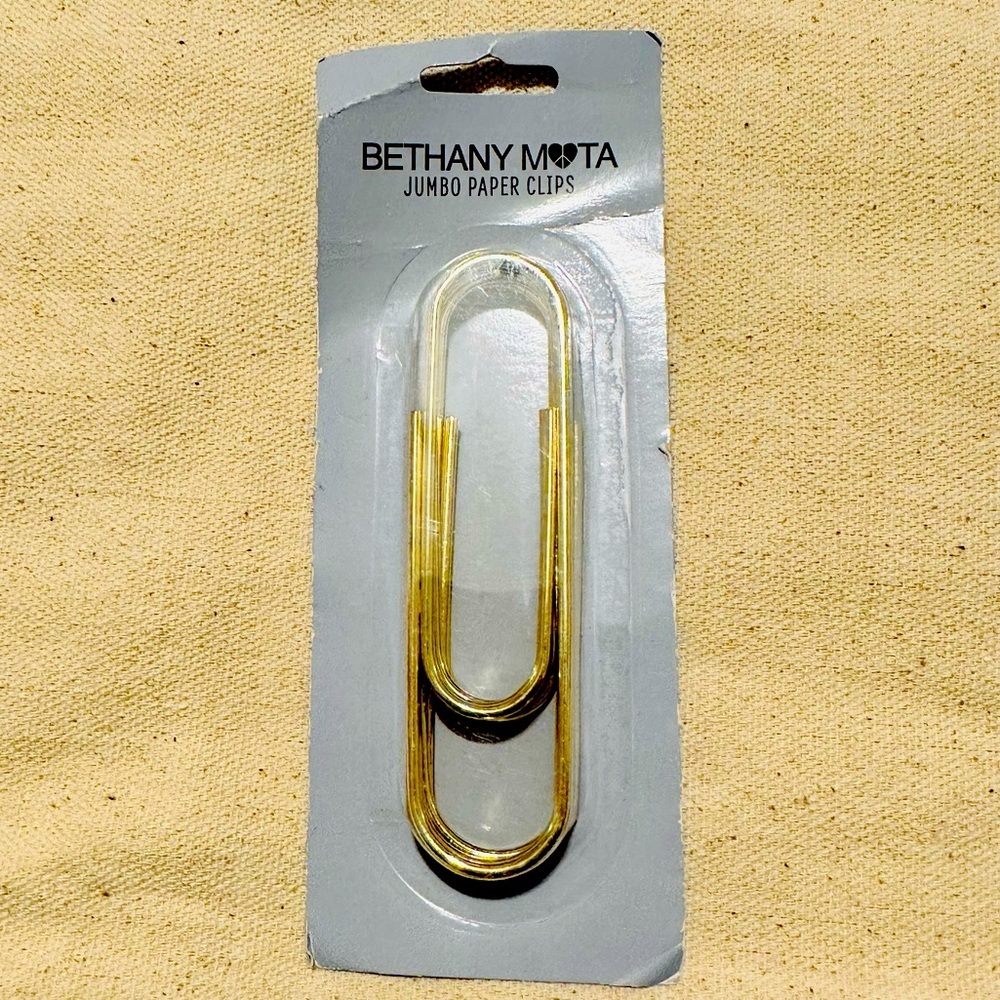 Bethany Mota | Supplies | Jumbo Paper Clips • Gold